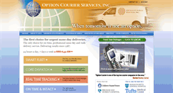 Desktop Screenshot of optioncourier.com